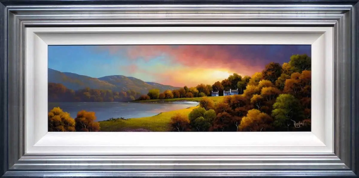 Valley of Light - SOLD by artist David Renshaw - Wyecliffe Galleries