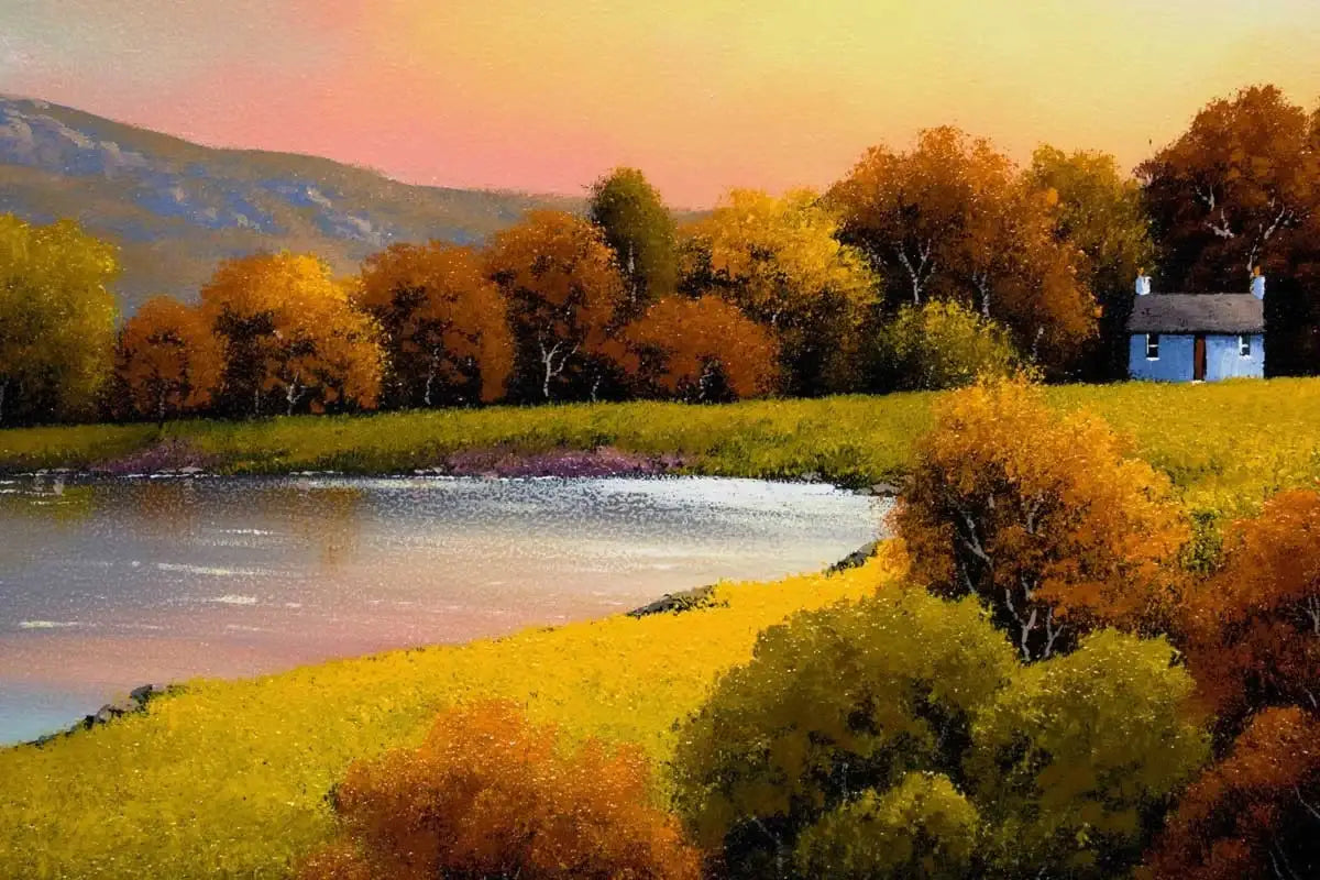 Valley of Light - SOLD by artist David Renshaw - Wyecliffe Galleries