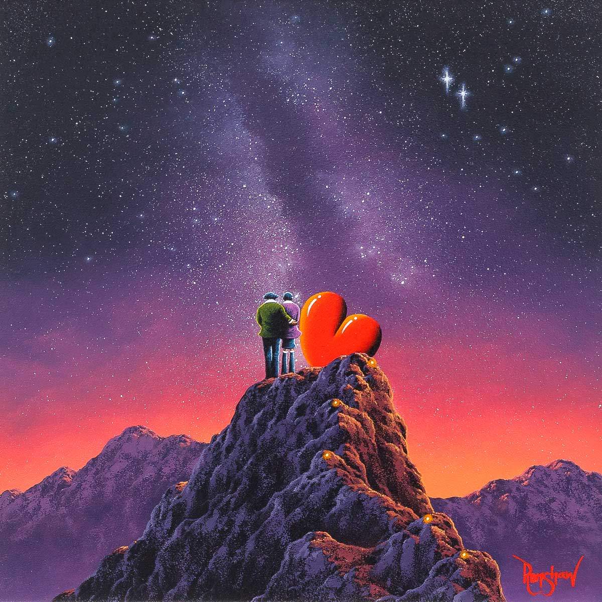 View From Up Here - Original - SOLD by artist David Renshaw - Wyecliffe Galleries