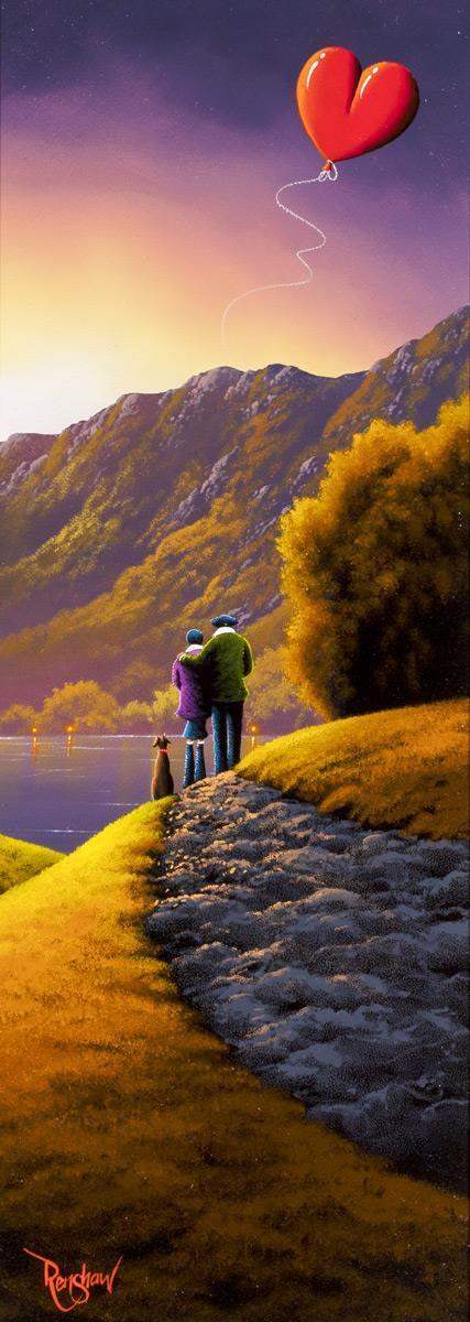 View Of Love - Original - SOLD by artist David Renshaw - Wyecliffe Galleries