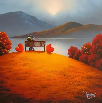 Views on Love -SOLD by artist David Renshaw - Wyecliffe Galleries
