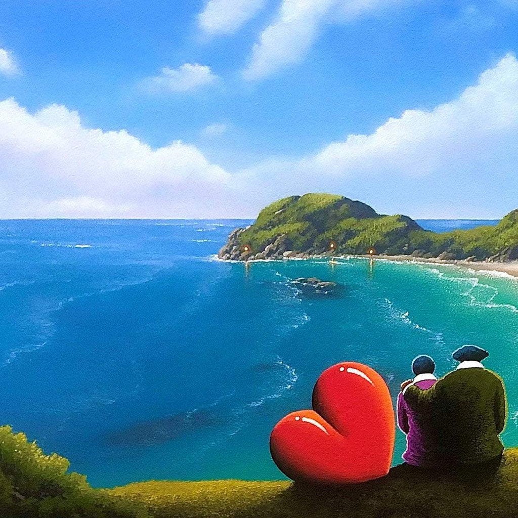 Views with You - Original - SOLD by artist David Renshaw - Wyecliffe Galleries