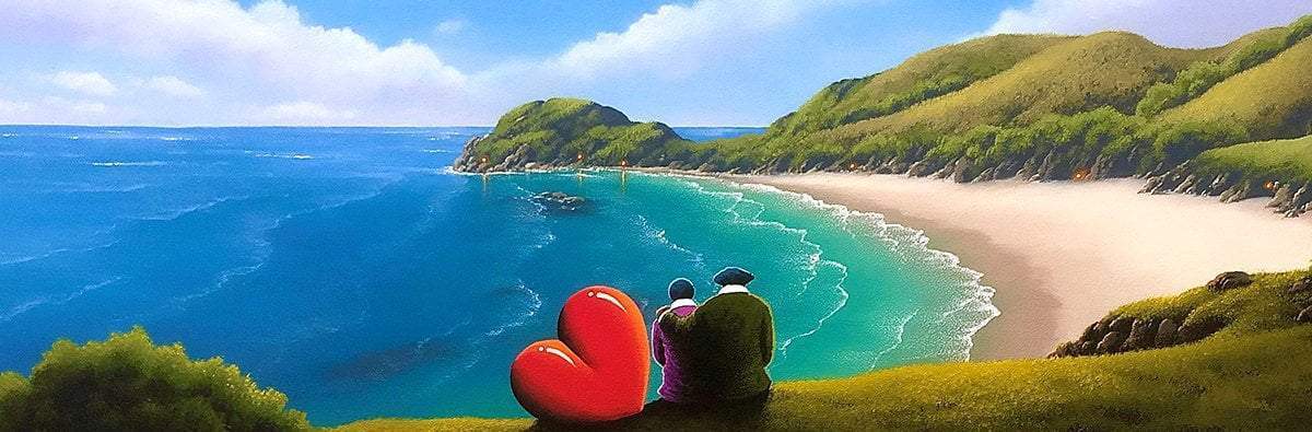 Views with You - Original - SOLD by artist David Renshaw - Wyecliffe Galleries