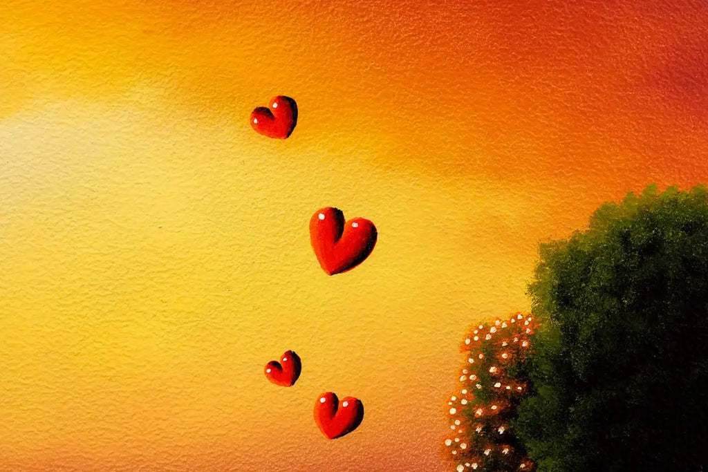 Violet Hill - Original SOLD by artist David Renshaw - Wyecliffe Galleries