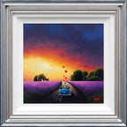 Violet Hill - Original SOLD by artist David Renshaw - Wyecliffe Galleries