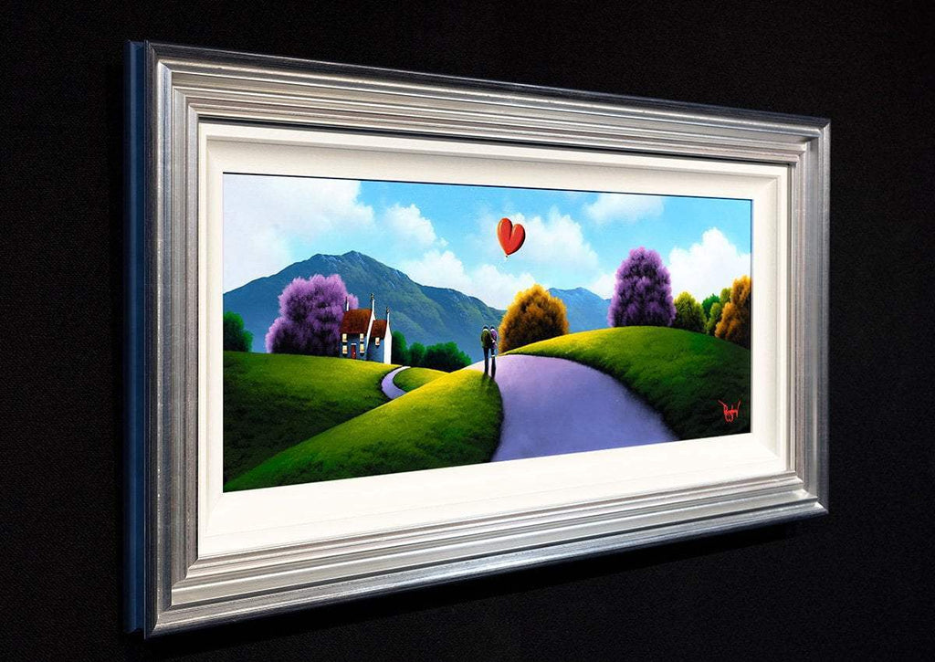 Walking Down Lovers Lane - Original - SOLD by artist David Renshaw - Wyecliffe Galleries