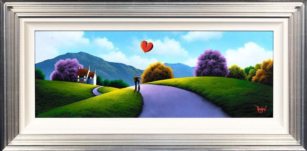 Walking Down Lovers Lane - Original - SOLD by artist David Renshaw - Wyecliffe Galleries