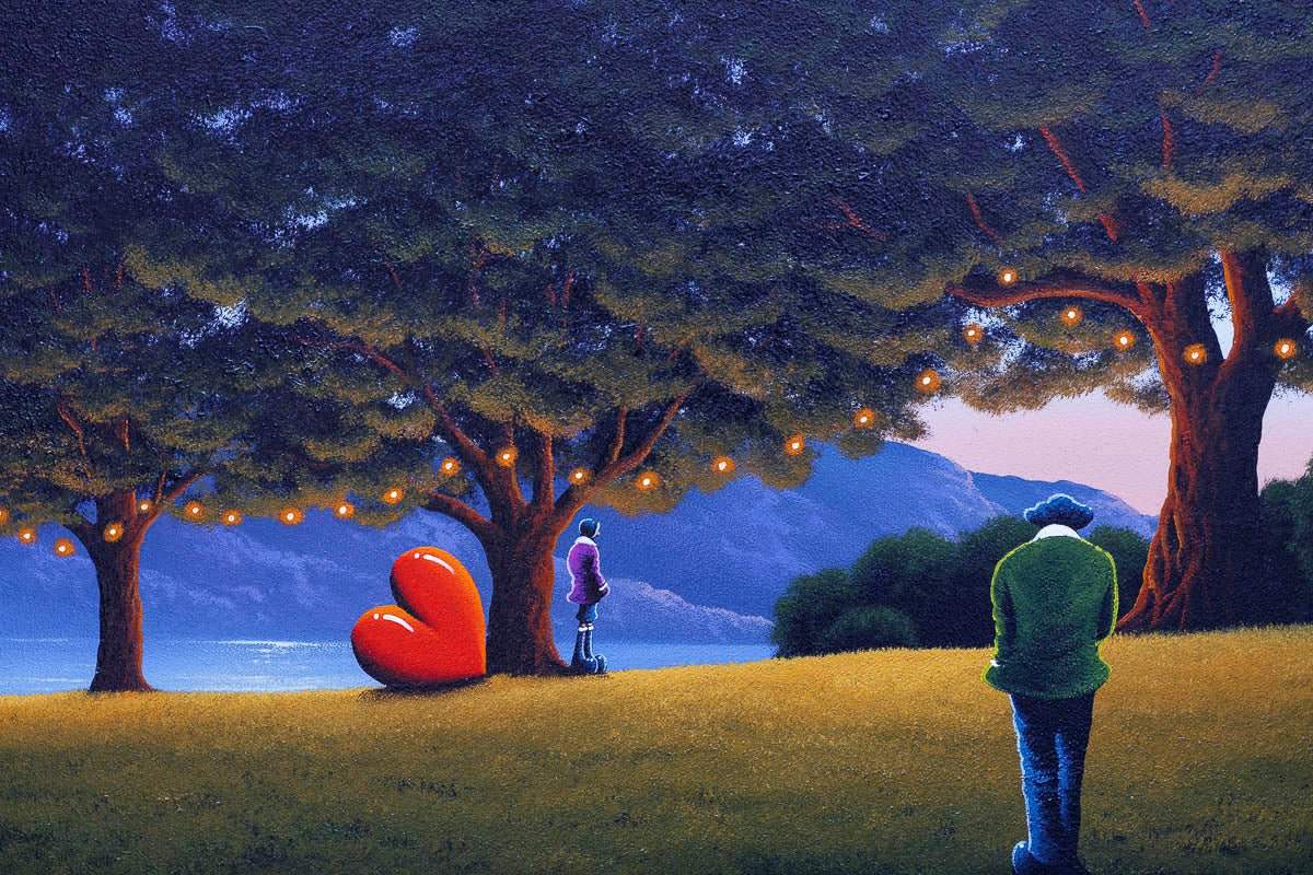 Walking To My Love - Original - SOLD by artist David Renshaw - Wyecliffe Galleries