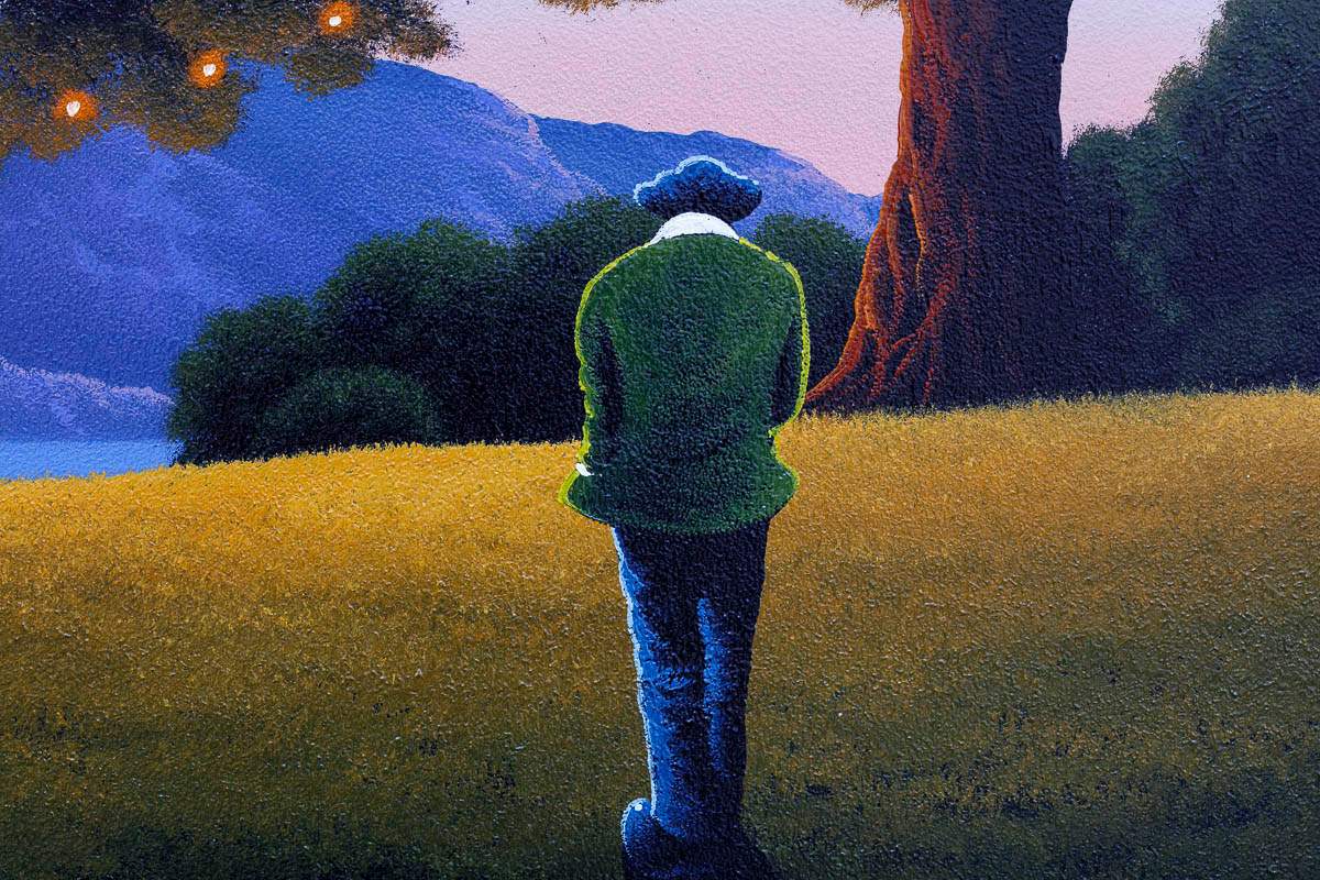 Walking To My Love - Original - SOLD by artist David Renshaw - Wyecliffe Galleries