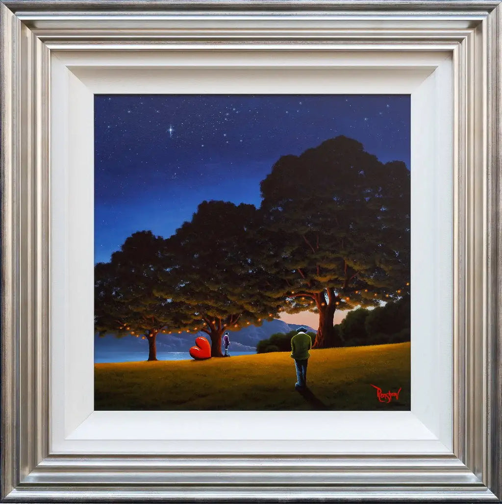 Walking To My Love - Original - SOLD by artist David Renshaw - Wyecliffe Galleries