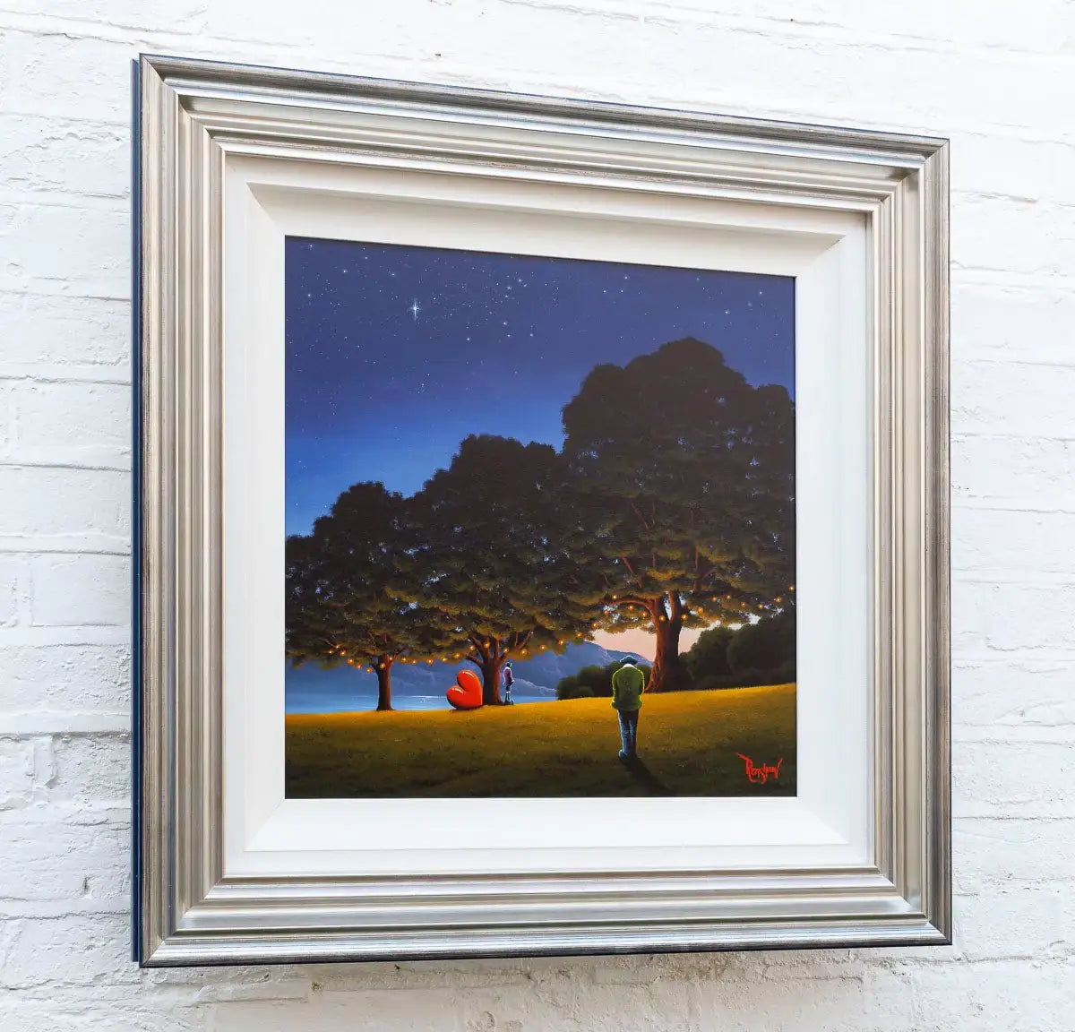 Walking To My Love - Original - SOLD by artist David Renshaw - Wyecliffe Galleries