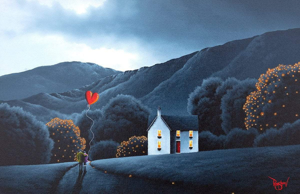 Walkway Of Love - Original - SOLD by artist David Renshaw - Wyecliffe Galleries