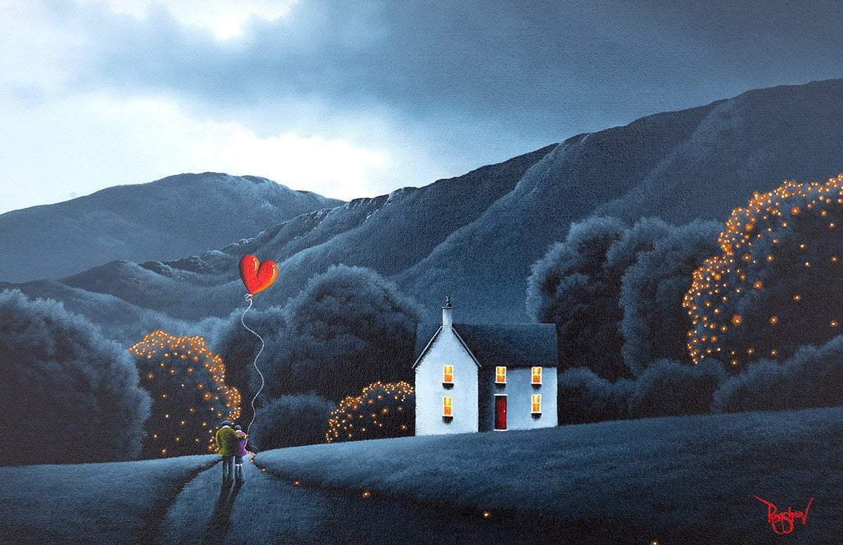 Walkway Of Love - Original - SOLD by artist David Renshaw - Wyecliffe Galleries