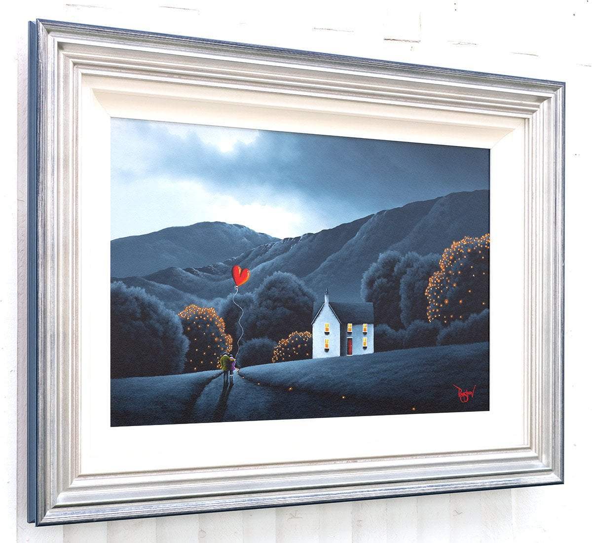 Walkway Of Love - Original - SOLD by artist David Renshaw - Wyecliffe Galleries