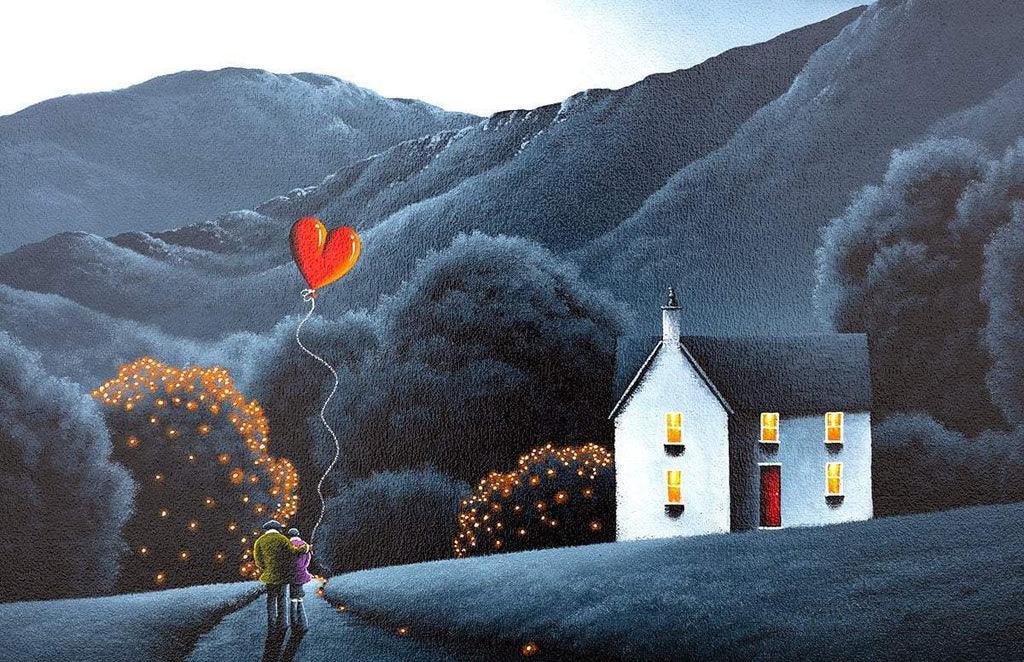 Walkway Of Love - Original - SOLD by artist David Renshaw - Wyecliffe Galleries