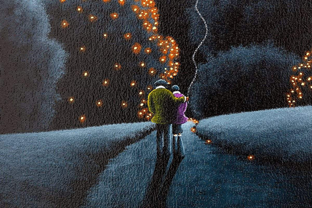 Walkway Of Love - Original - SOLD by artist David Renshaw - Wyecliffe Galleries