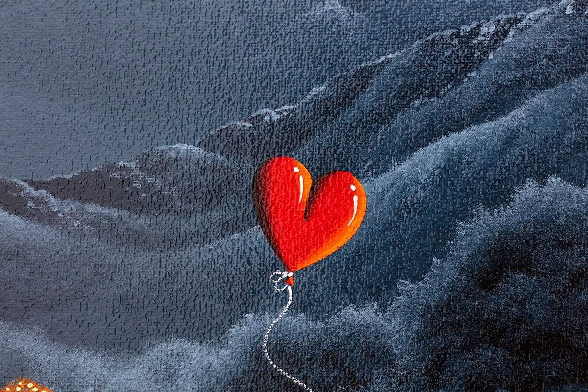 Walkway Of Love - Original - SOLD by artist David Renshaw - Wyecliffe Galleries