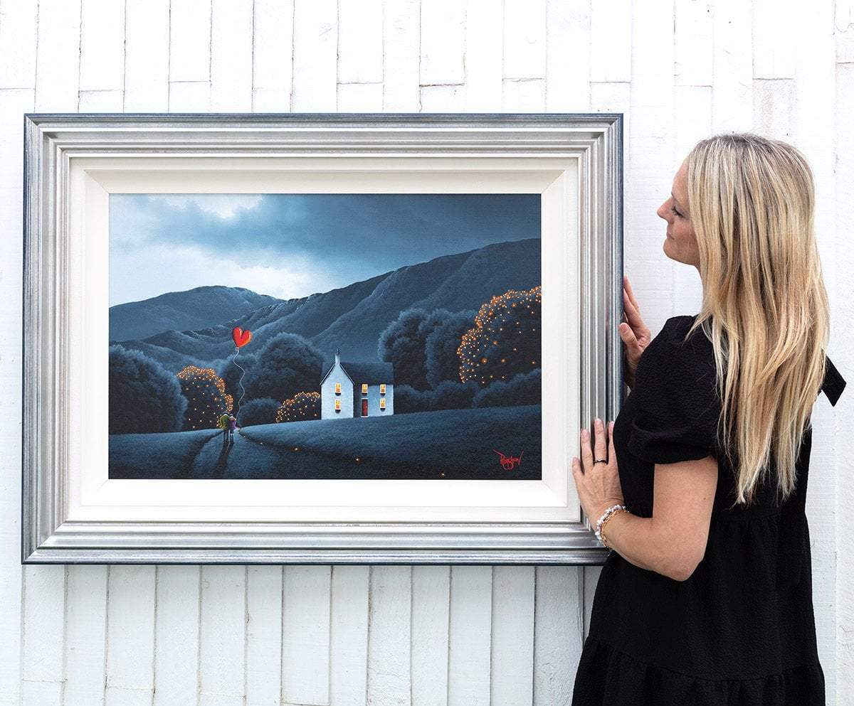 Walkway Of Love - Original - SOLD by artist David Renshaw - Wyecliffe Galleries