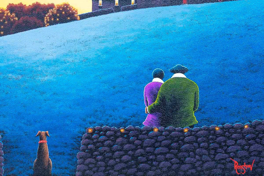 Warming Our Home - Original - SOLD by artist David Renshaw - Wyecliffe Galleries