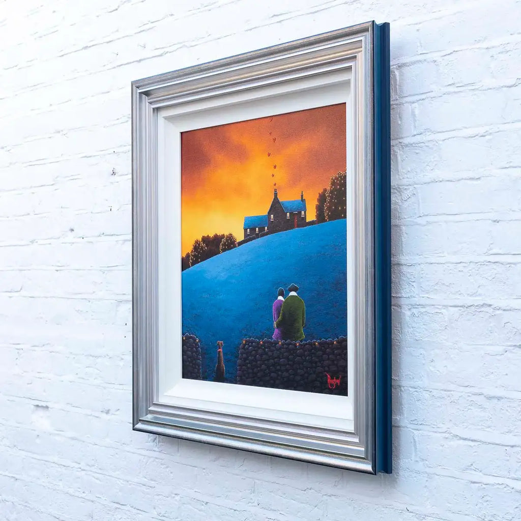Warming Our Home - Original - SOLD by artist David Renshaw - Wyecliffe Galleries