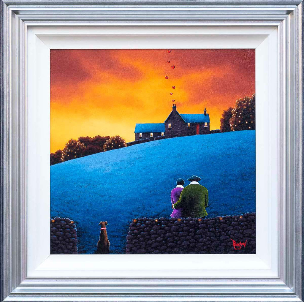 Warming Our Home - Original - SOLD by artist David Renshaw - Wyecliffe Galleries