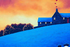 Warming Our Home - Original - SOLD by artist David Renshaw - Wyecliffe Galleries