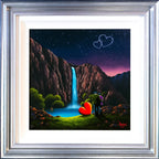 Waterfall Romance - Original - SOLD by artist David Renshaw - Wyecliffe Galleries