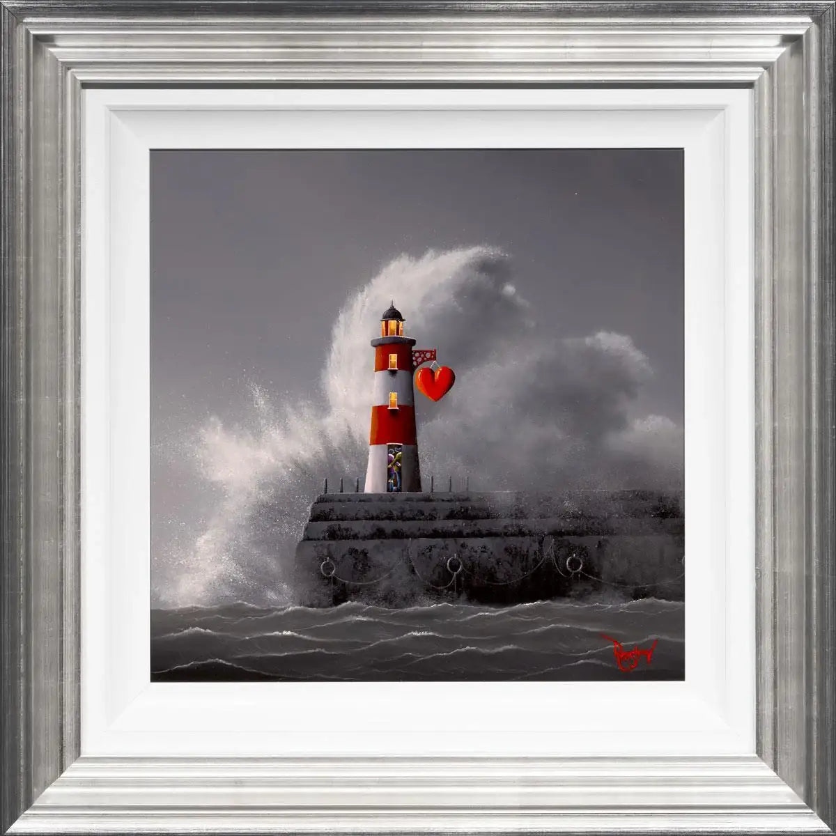 Weather The Storm - Original - SOLD by artist David Renshaw - Wyecliffe Galleries