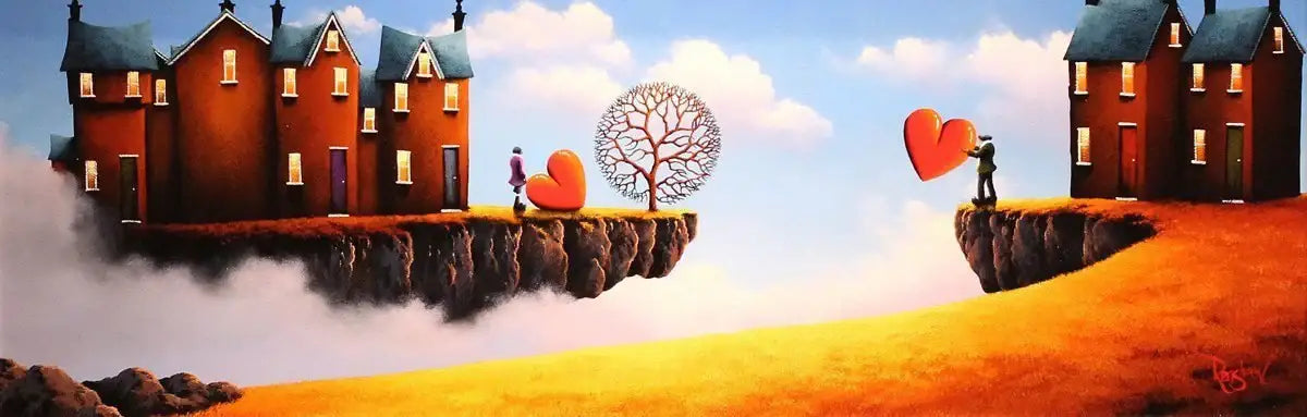 When Two Worlds Meet - SOLD by artist David Renshaw - Wyecliffe Galleries