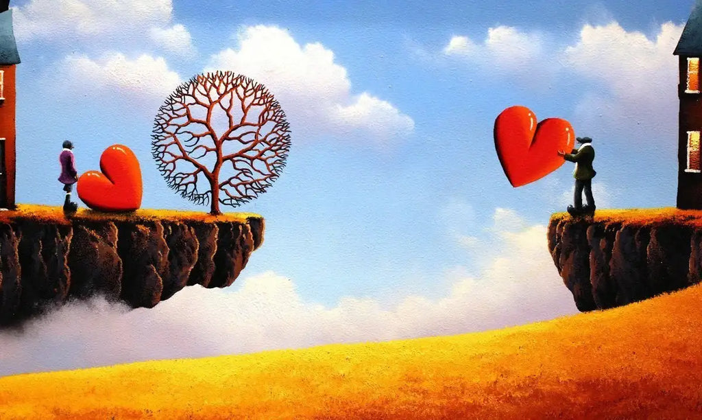 When Two Worlds Meet - SOLD by artist David Renshaw - Wyecliffe Galleries