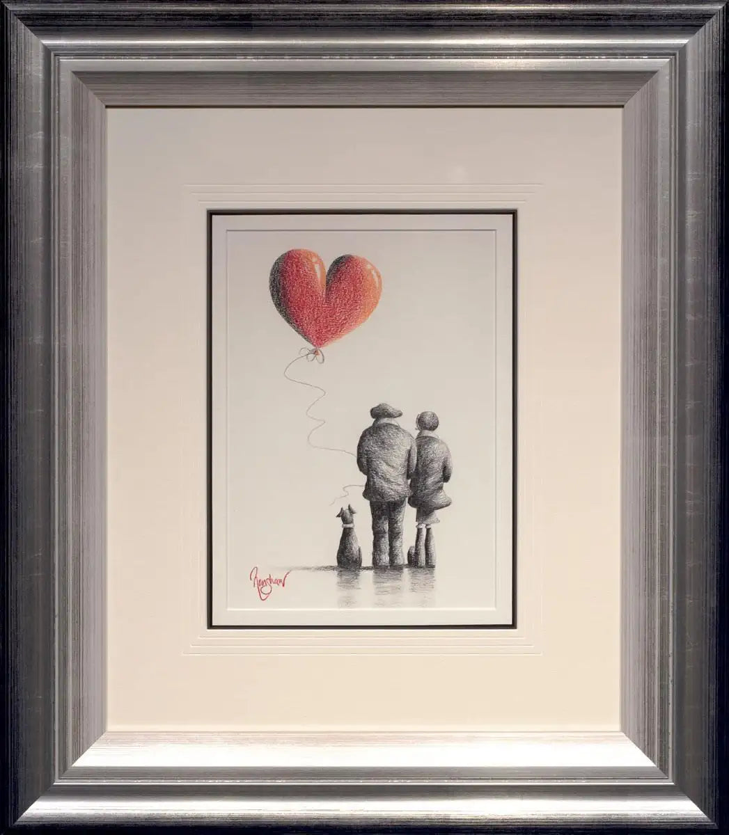 When We're Together - Sketch- SOLD by artist David Renshaw - Wyecliffe Galleries