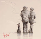 When We're Together - Sketch- SOLD by artist David Renshaw - Wyecliffe Galleries