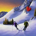 Winter Holidays - Original - SOLD by artist David Renshaw - Wyecliffe Galleries