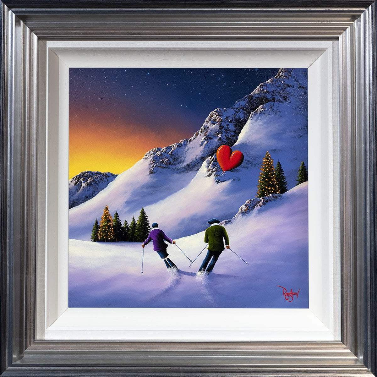 Winter Holidays - Original - SOLD by artist David Renshaw - Wyecliffe Galleries