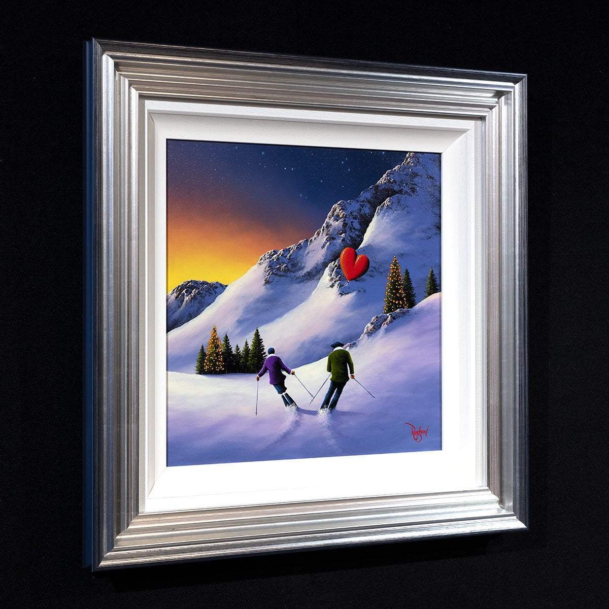 Winter Holidays - Original - SOLD by artist David Renshaw - Wyecliffe Galleries