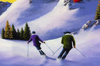 Winter Holidays - Original - SOLD by artist David Renshaw - Wyecliffe Galleries