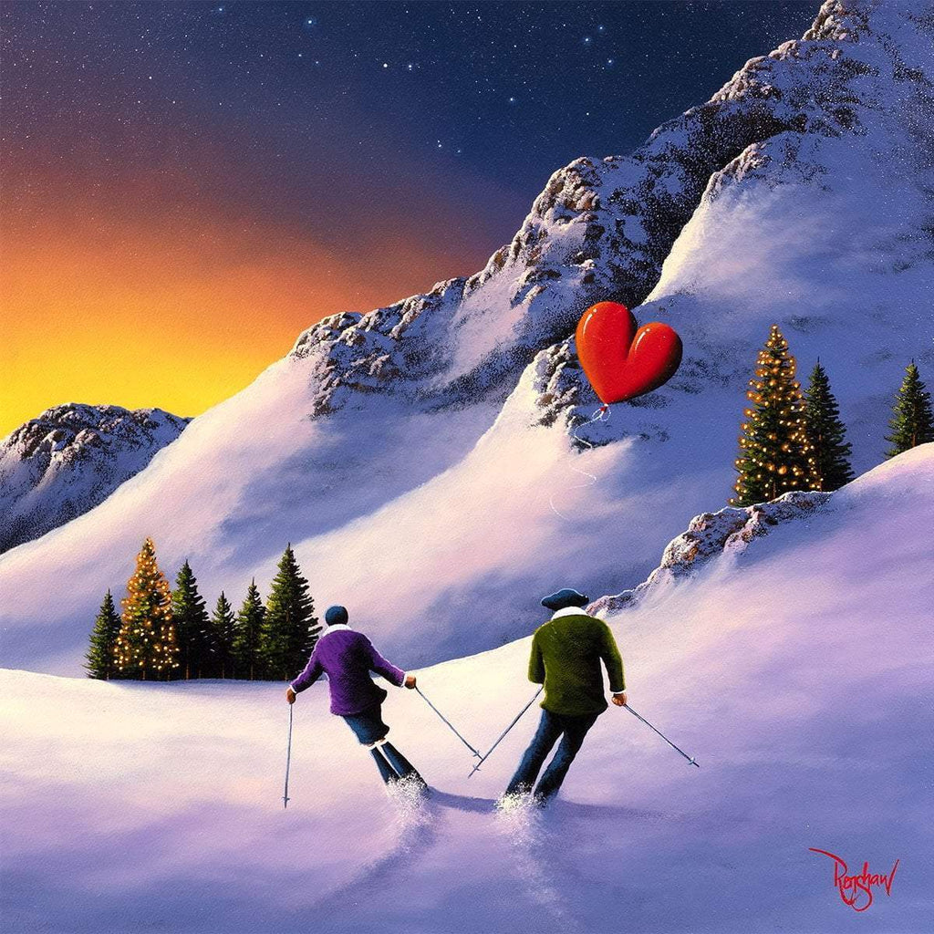 Winter Holidays - Original - SOLD by artist David Renshaw - Wyecliffe Galleries