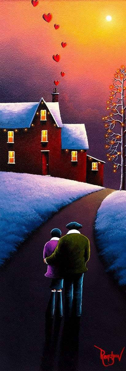 Winter is Here - Original - SOLD by artist David Renshaw - Wyecliffe Galleries