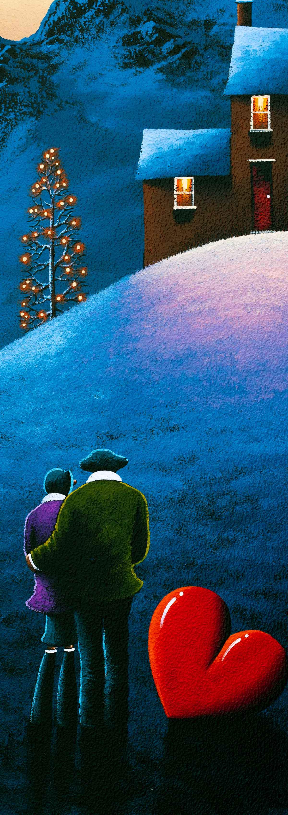 Winter Nights With You - Original - SOLD by artist David Renshaw - Wyecliffe Galleries