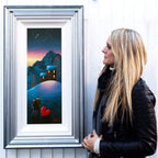 Winter Nights With You - Original - SOLD by artist David Renshaw - Wyecliffe Galleries