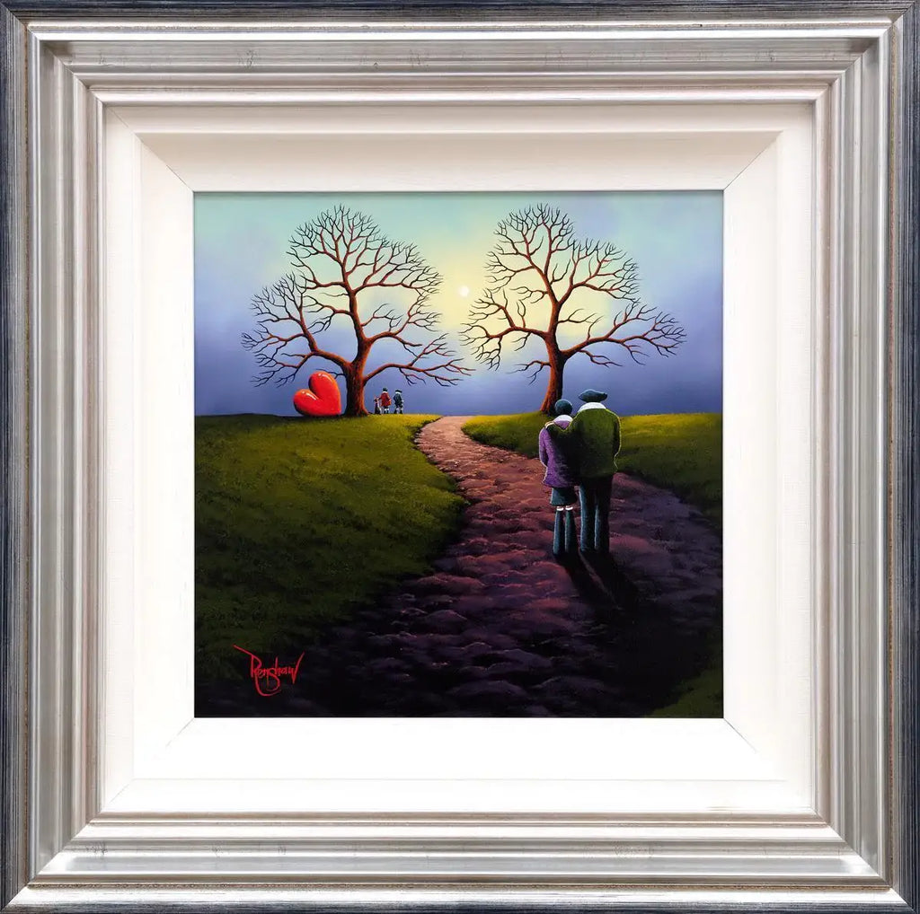 Winter Sun - Original - SOLD by artist David Renshaw - Wyecliffe Galleries