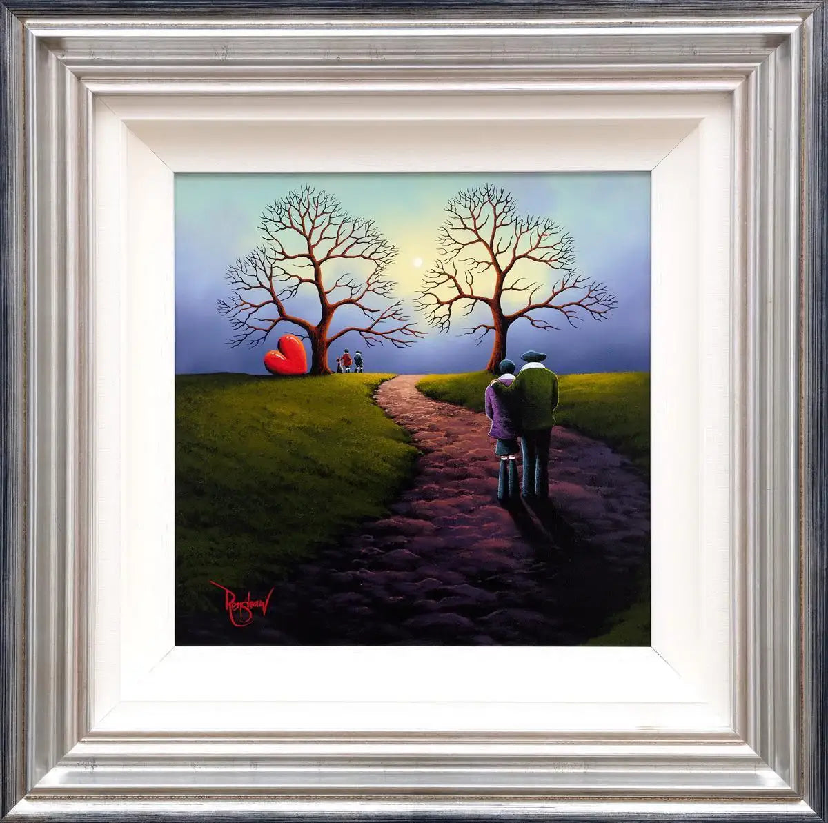 Winter Sun - Original - SOLD by artist David Renshaw - Wyecliffe Galleries