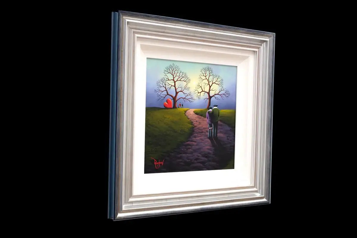 Winter Sun - Original - SOLD by artist David Renshaw - Wyecliffe Galleries