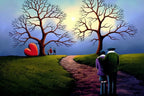Winter Sun - Original - SOLD by artist David Renshaw - Wyecliffe Galleries