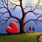 Winter Sun - Original - SOLD by artist David Renshaw - Wyecliffe Galleries