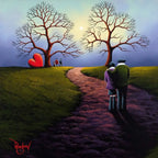 Winter Sun - Original - SOLD by artist David Renshaw - Wyecliffe Galleries