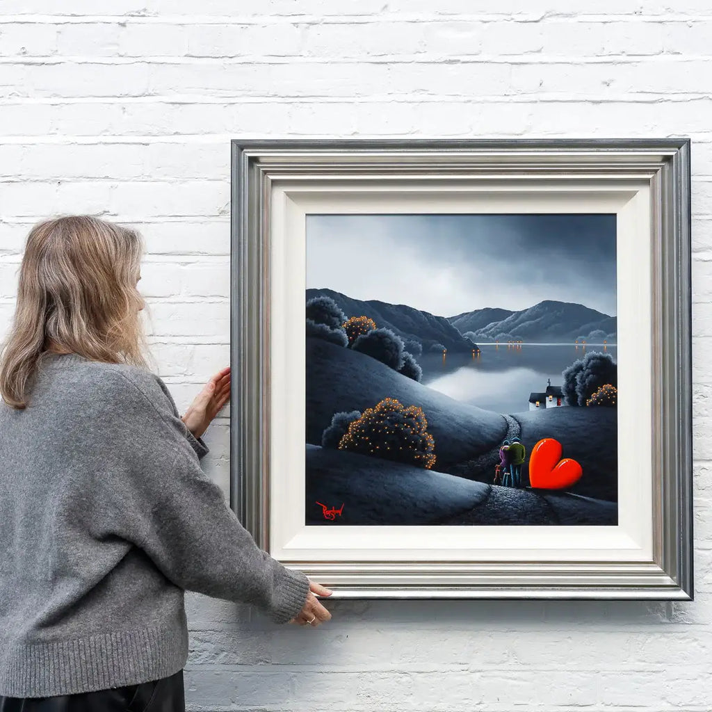 Winter Walks - Original SOLD by artist David Renshaw - Wyecliffe Galleries