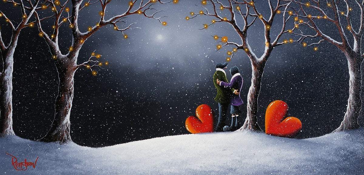 Winters Love - SOLD by artist David Renshaw - Wyecliffe Galleries
