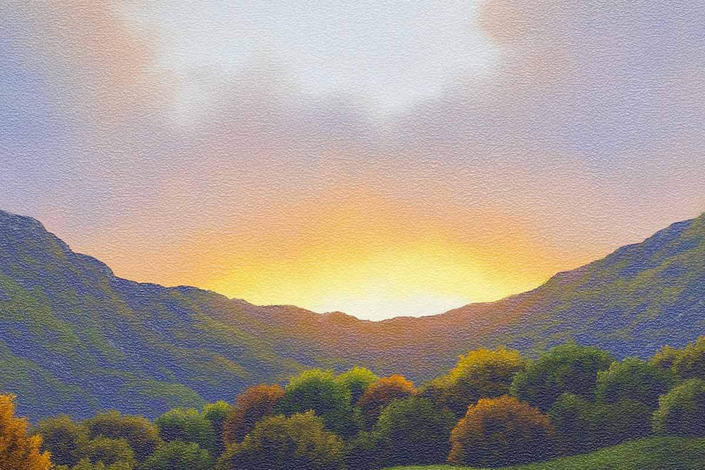 You and Me Together - Original - SOLD by artist David Renshaw - Wyecliffe Galleries