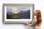 You and Me Together - Original - SOLD by artist David Renshaw - Wyecliffe Galleries